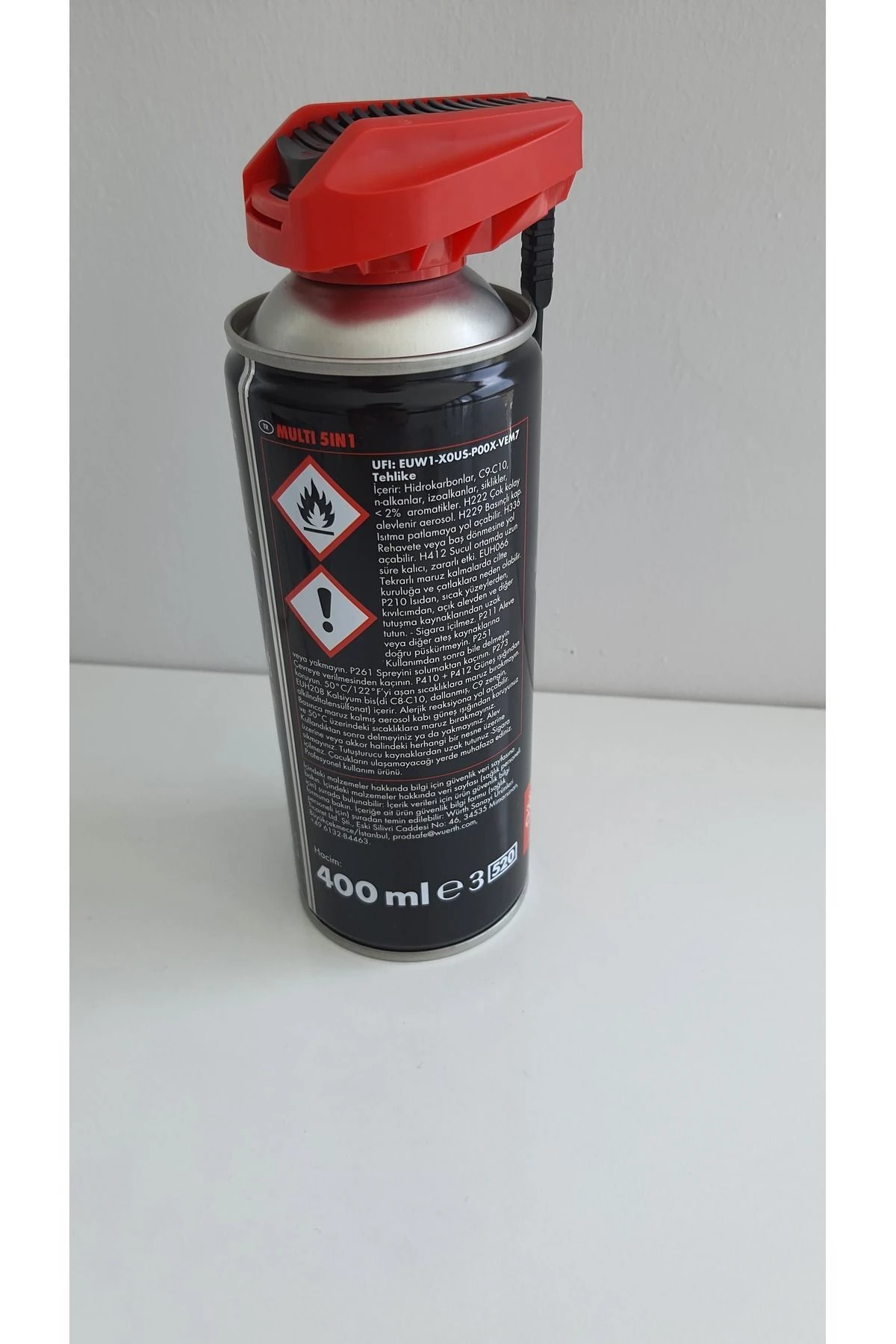 Multi 5ın1 Çok Amaçlı Yağlama Temizleme Spreyi 400 ml (2 Adet)