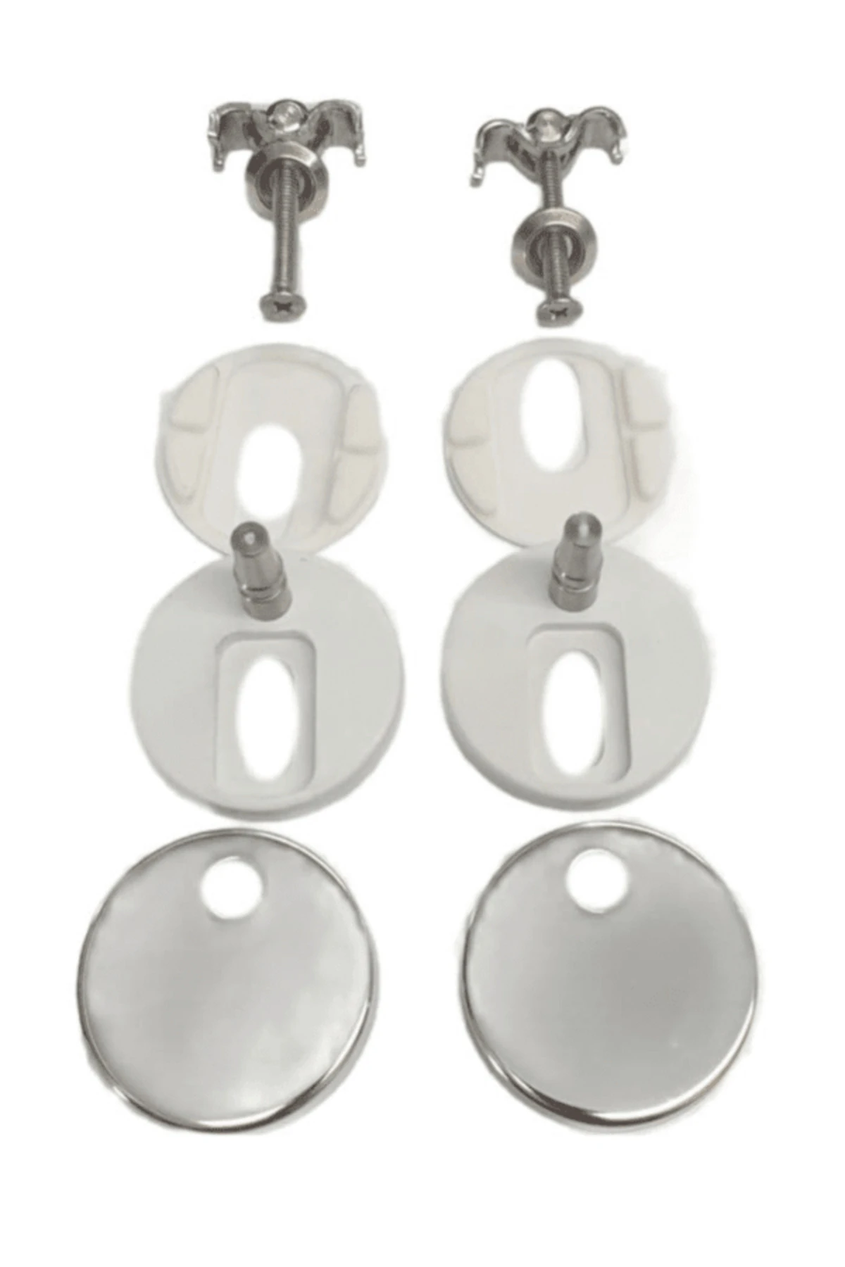 316043YP1TE Yavaş Kapanır Klozet Kapağı Menteşe Seti