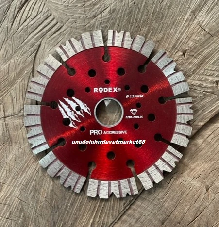 Rdx Pro 125MM Elmas Disk Kanal Açma Makina Bıçağı Beton Seramik Taş