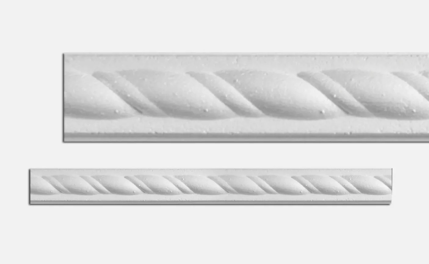 Yeditepeosmanlı Örgü Desenli Dekoratif Stropiyer Eps Köpük Çıta - 4 cm Genişlik -1 Metre