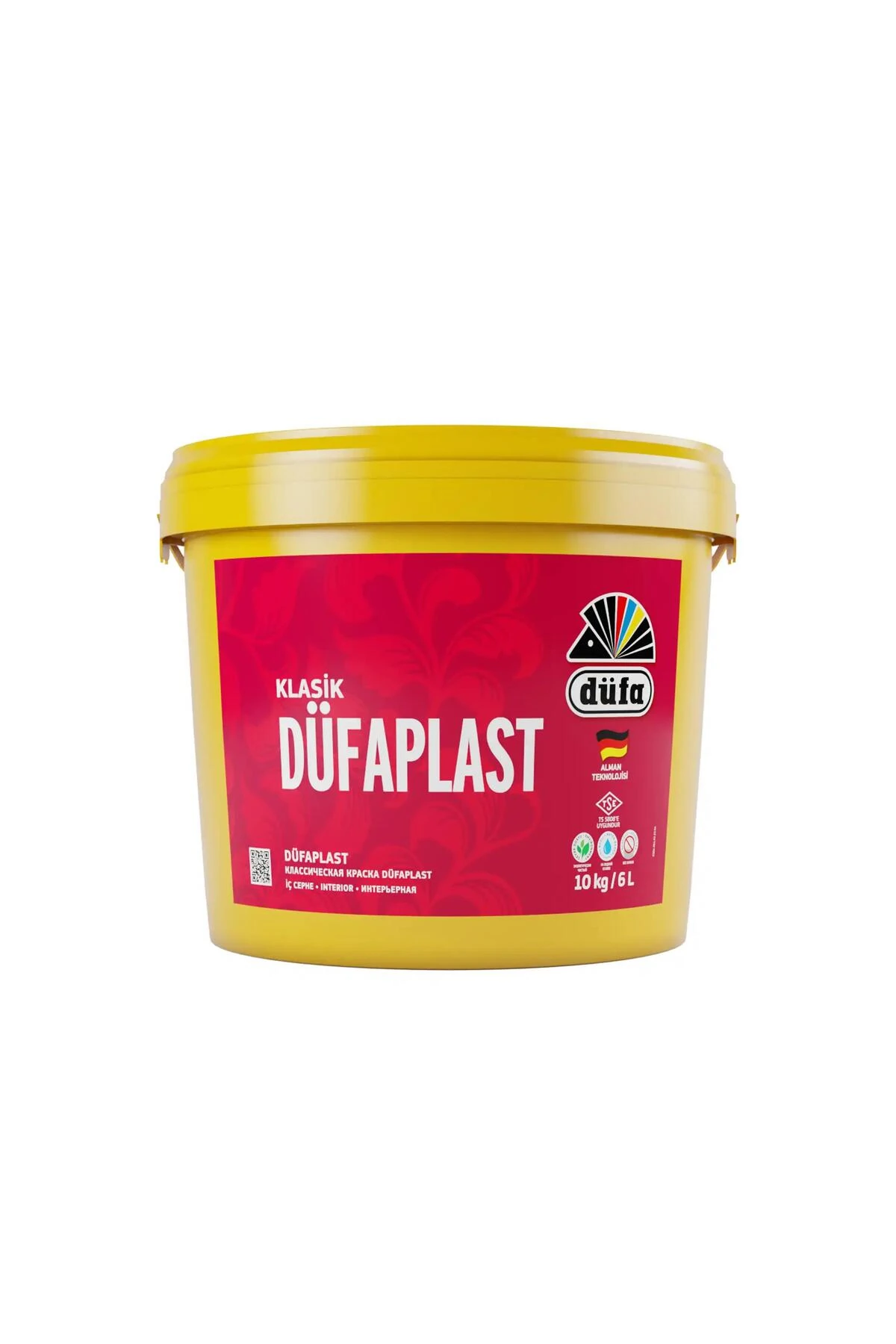 Klasik Plast Iç Cephe Duvar Boyası 3096 Puslu Gri 6 L