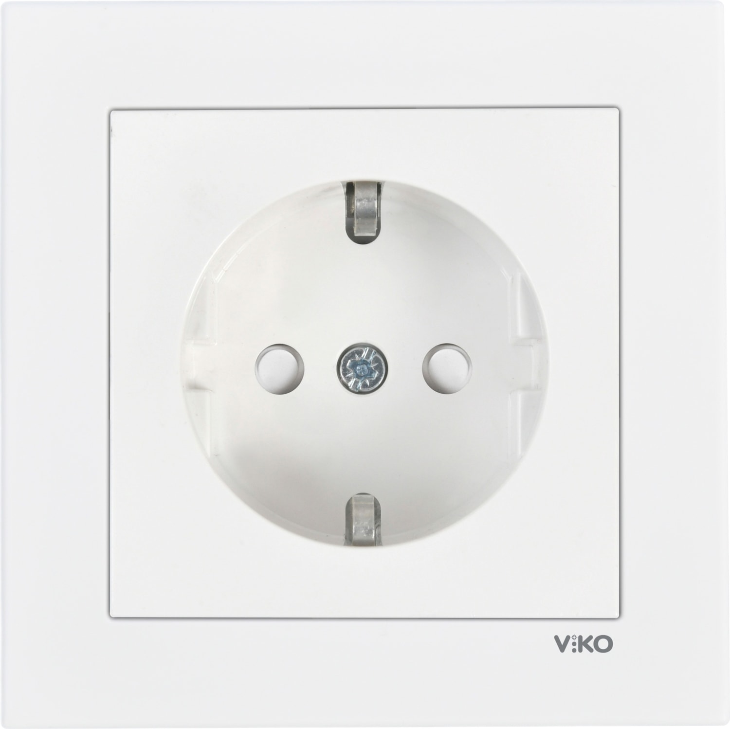 Karre 55 Serisi Çocuk Korumalı C1 Mekanizmalı Topraklı Priz Beyaz - 90940042