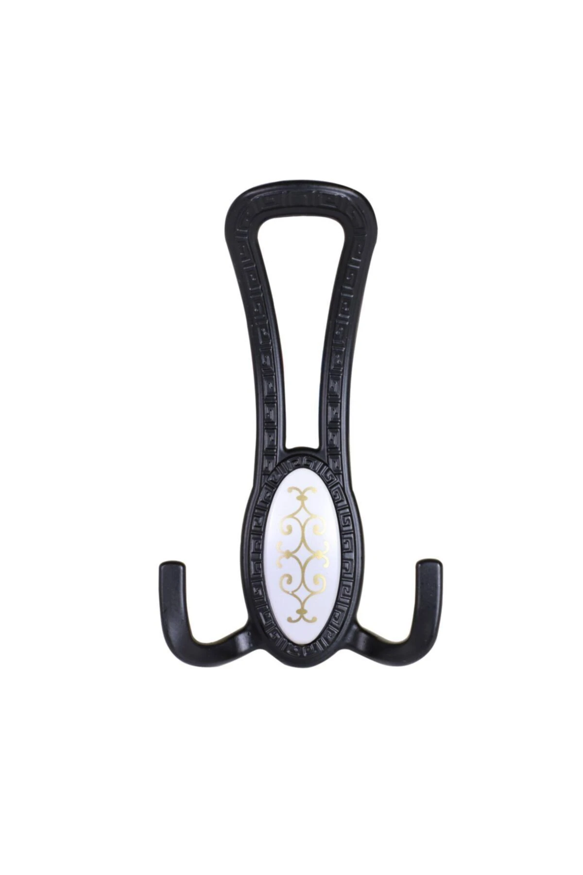 Seçil Portmanto Vestiyer Duvar Dolap Elbise Mobilya Kapı Askısı Askılığı Siyah Metal (4 ADET)