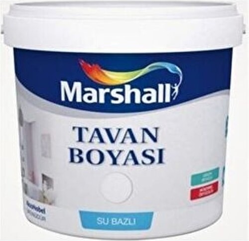 Tavan Boyası Beyaz Su Bazlı Mat 17.5 kg İç Mekan Kullanımı