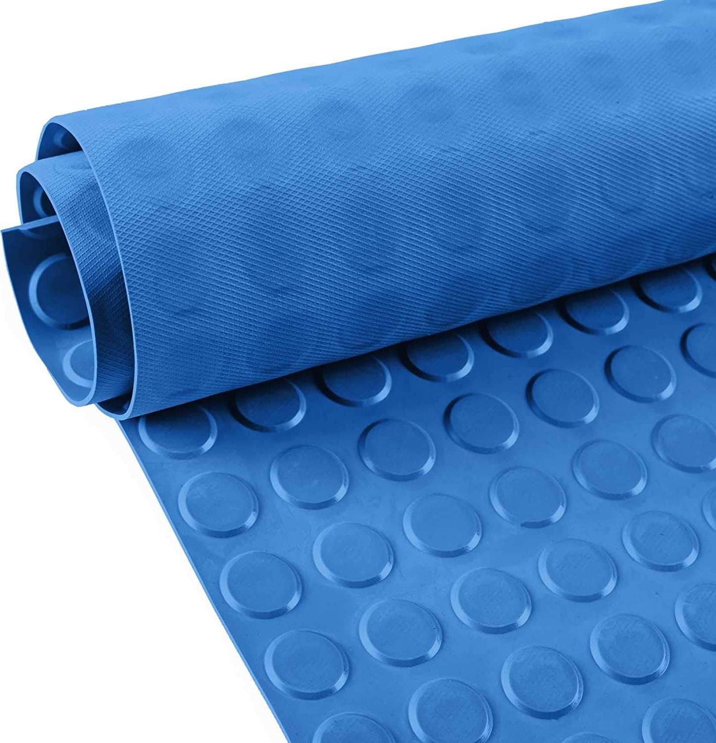 Para Puanlı Kauçuk Mavi Lastik Levha 3X1500X1000 mm