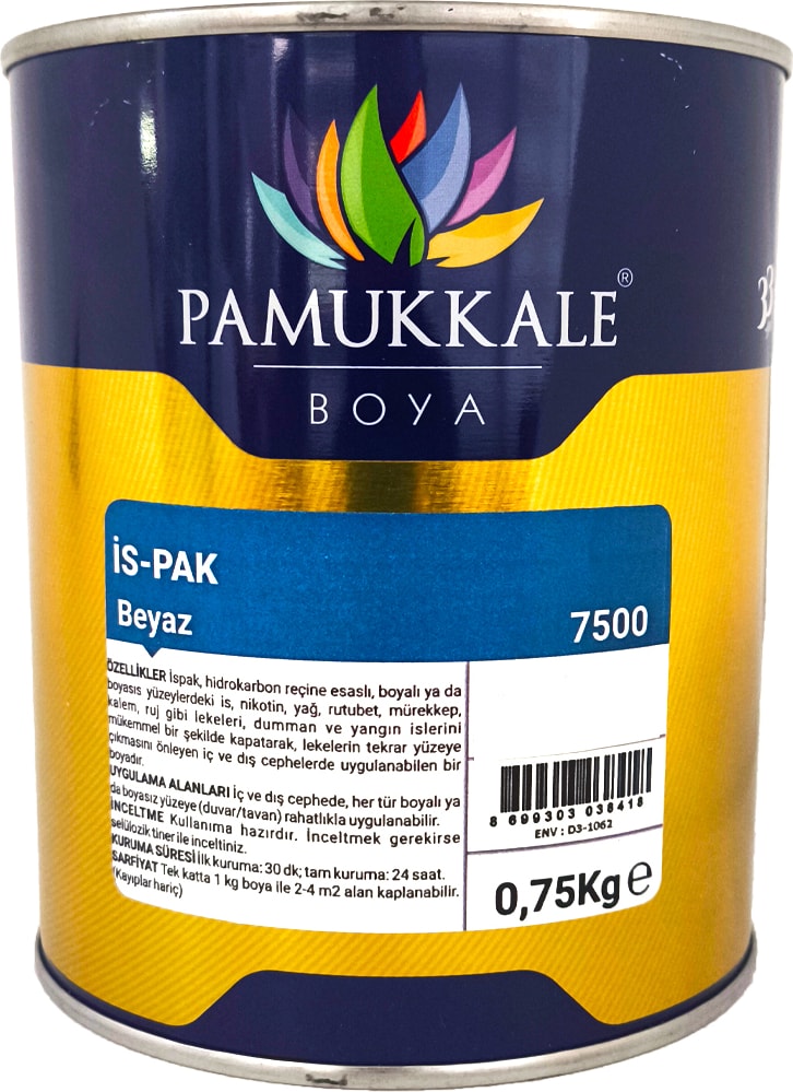Is-Pak Kapatan Is Boyası 0.75KG Kırık Beyaz