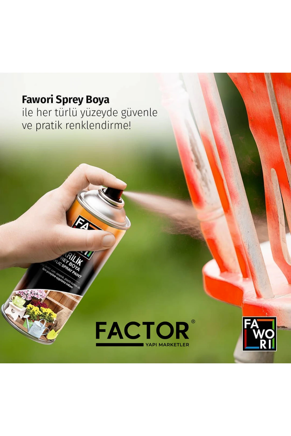 Floresan Sprey Boya 400 ml – Neon Parlak Akrilik Hızlı Kuruyan Boya