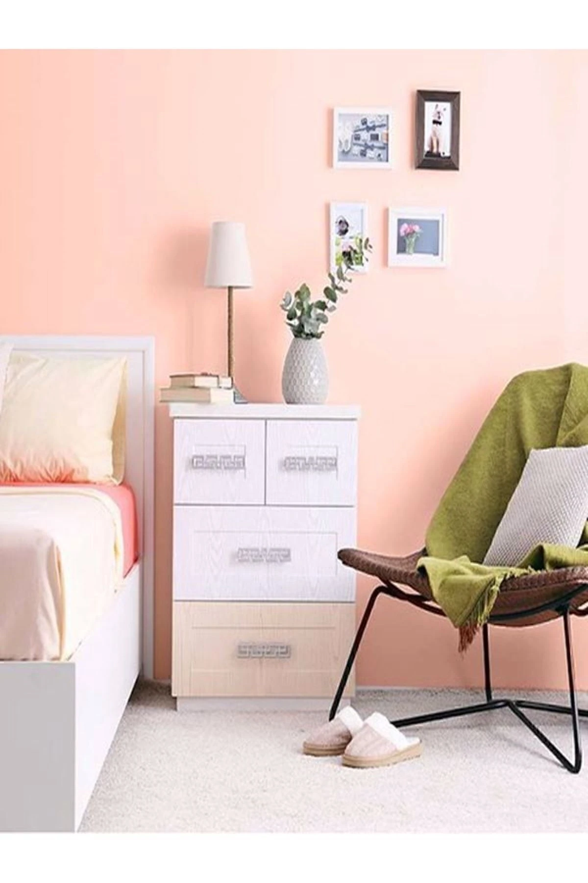 Tek Duvar Boyama Seti Nar Çiçeği