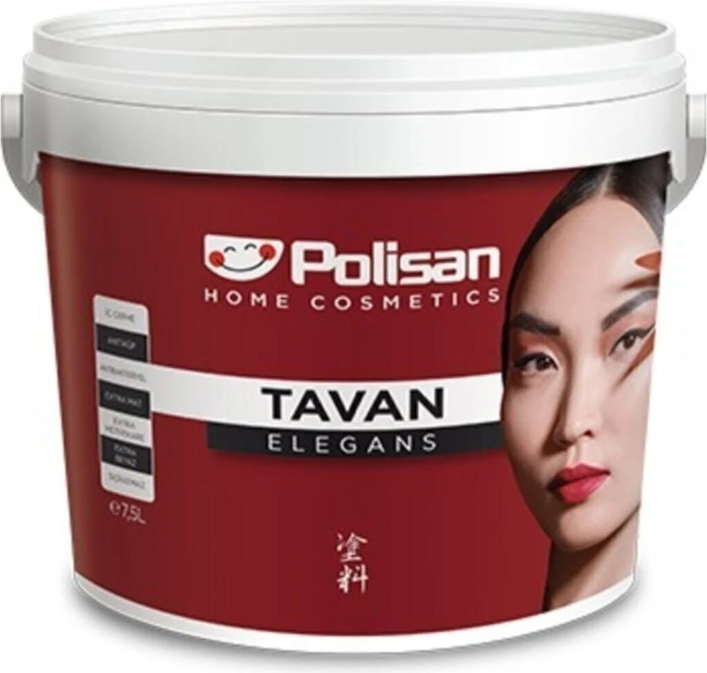 Elegans Tavan Boyası 17,5 Lt Beyaz Mat 17 m²/L Antibakteriyel Küf ve Mantar Koruması