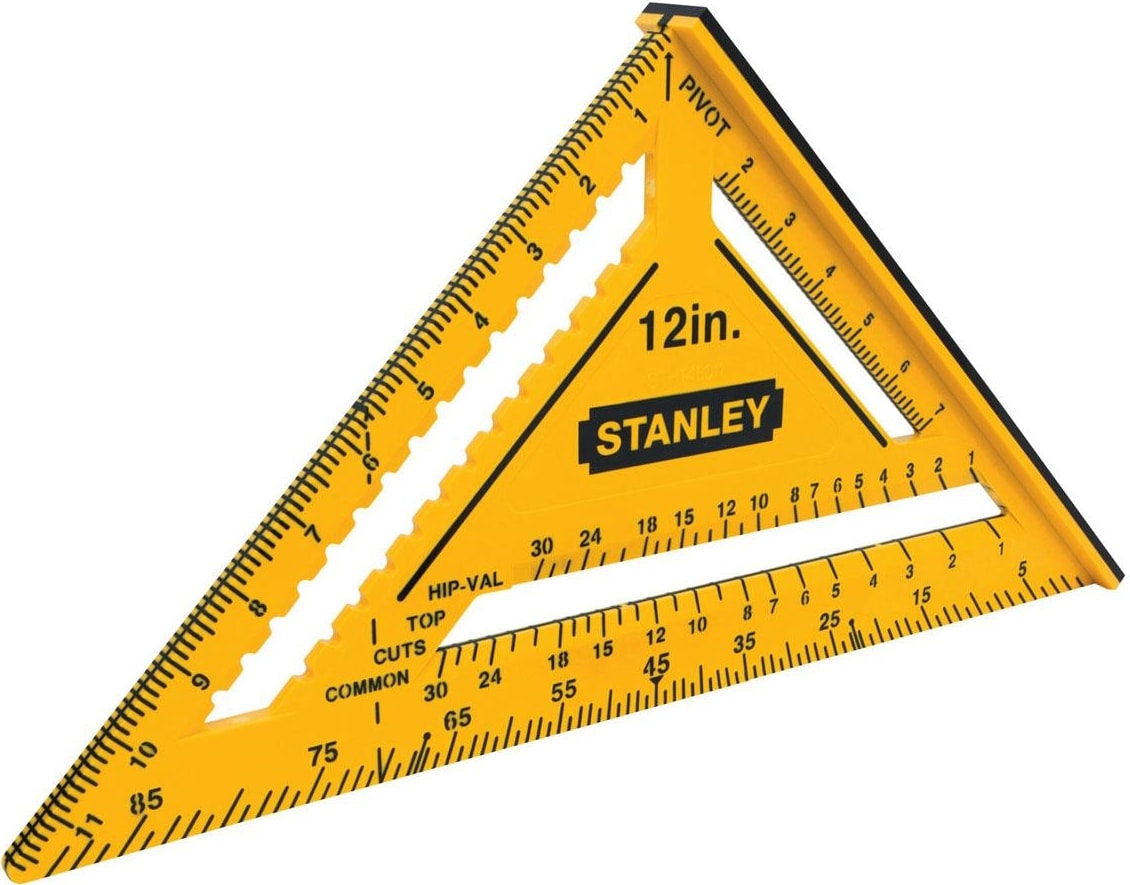 STHT46011 Çift Renkli Abs Plastik Inç Ölçülü Gönye 12" (300 Mm)