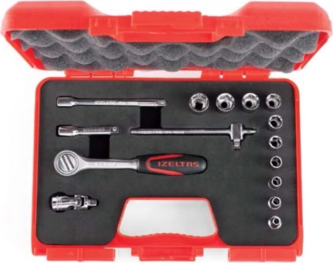 Izeltaş 15Lİ Karbüratör Lokma Anahtar Takımı 1/4" - 1107006015