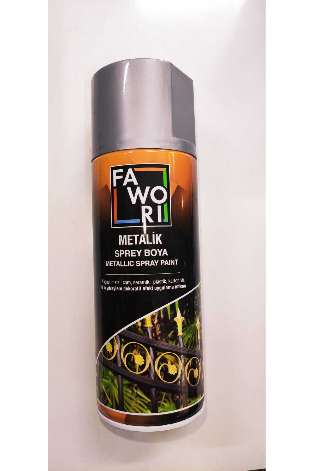 FAWORİ AKRİLİK SPREY BOYA GÜMÜŞ 400ml