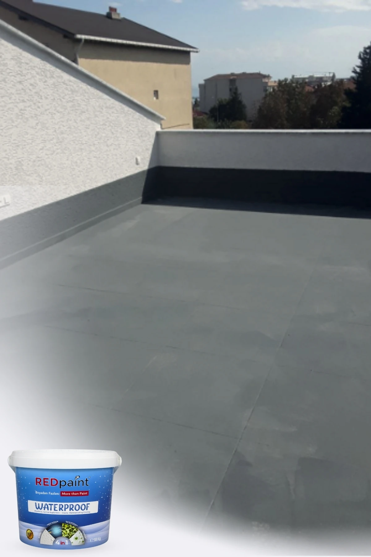 Waterproof Elastic ( Elastik Su yalıtım Kaplaması ) Likit Su Yalıtım Malzemesi 18 kg