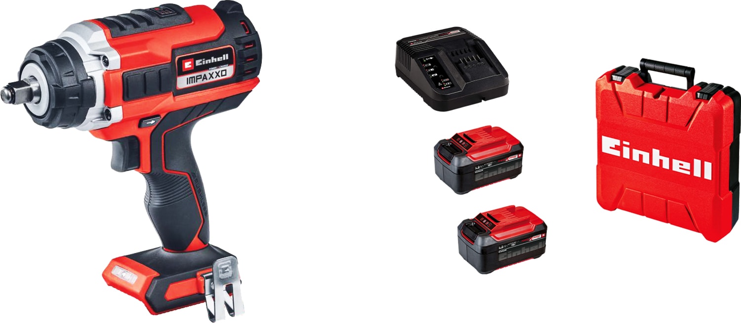 Impaxxo 18/400 Kömürsüz Akülü Somun Sıkma 18V 5.2 Ah Çift Akülü Set