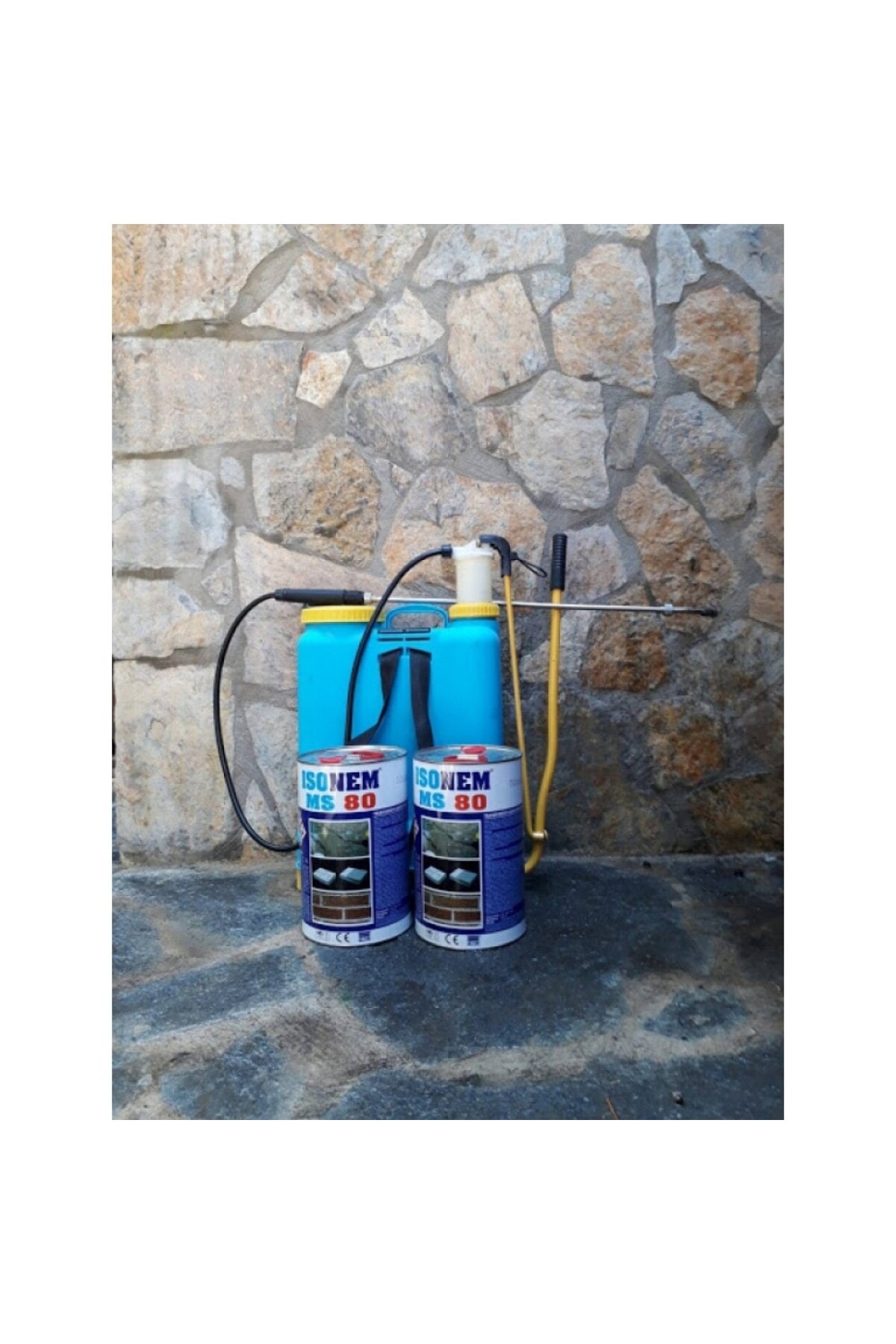 MS80 Dış Cephe Şeffaf Sıvı Yalıtım Malzemesi 3,5 L