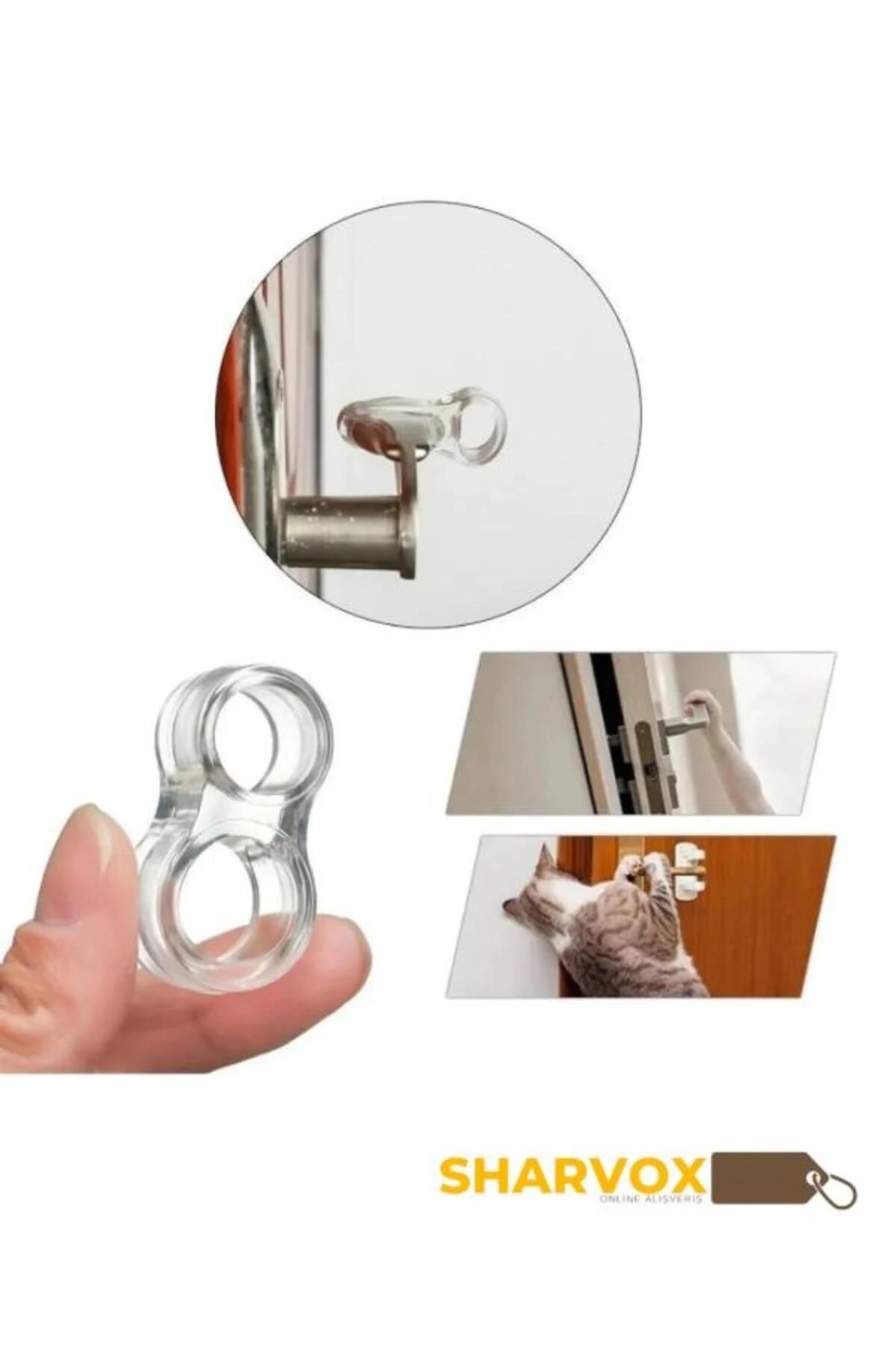 1 Adet Kapı Pencere Stoperi – Duvar Koruyucu Tampon, Silikon Durdurucu Kapı Arkası Koruma