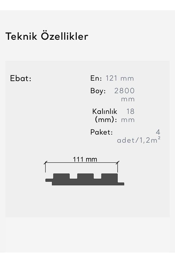Dupa Duvar Panelleri Dekoratif Pvc Kaplama 4 Adet Lb- Soft Touch Fırtına Gri Lb3771