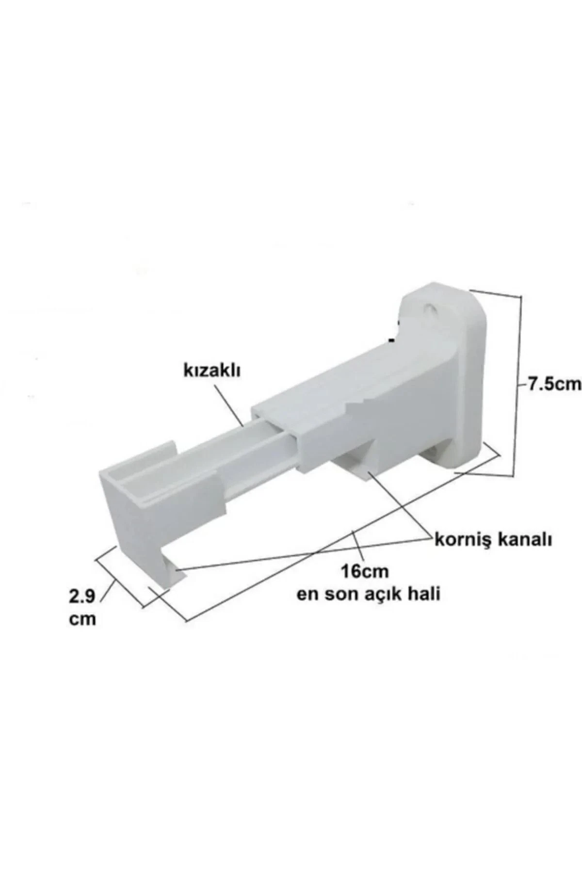 L Ayak Korniş Tutucu Montaj Ürün Aparatı 10 Adet