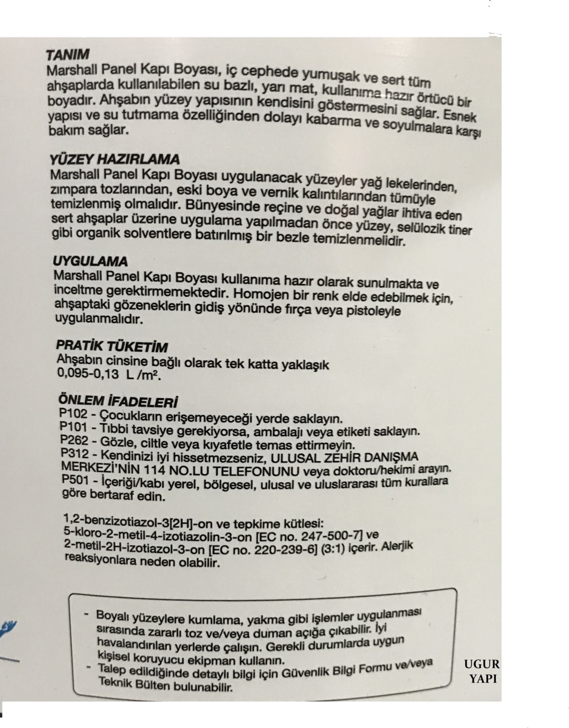Su Bazlı Panel Kapı Boyası 2.5 L - Yeni Plastik Ambalaj BEYAZ