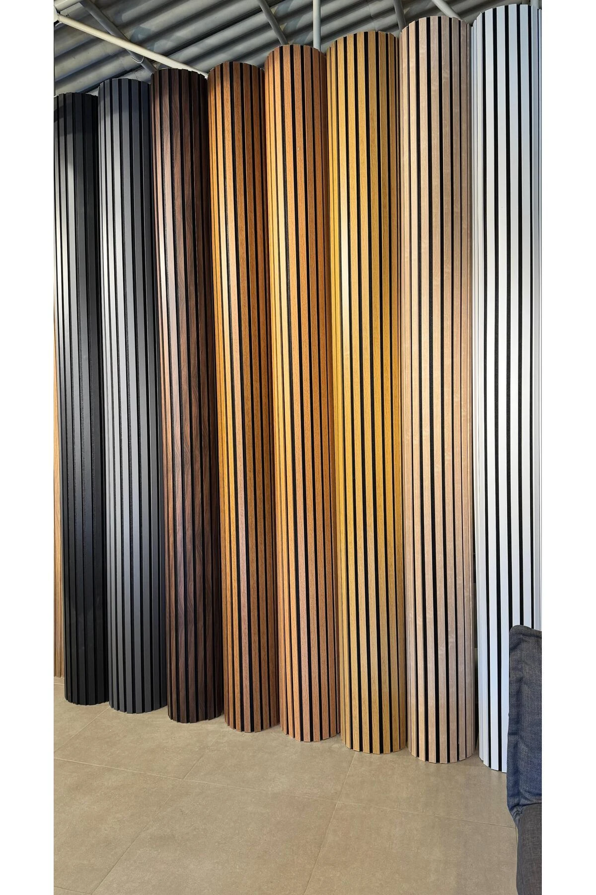 Ahşap Akustik Duvar Paneli 100x280 Cm Dekoratif Keçeli Duvar Paneli Mdf 100x280