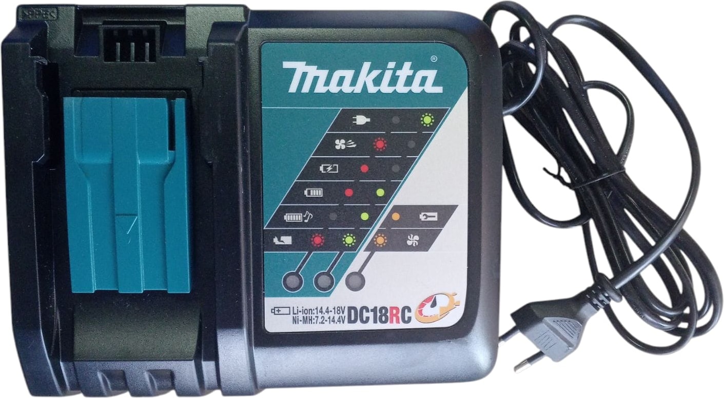 MAKİTA DC18RC Li-Ion Hızlı Şarj Cihazı 7.2V - 18V - Orijinal Kutusu Yok