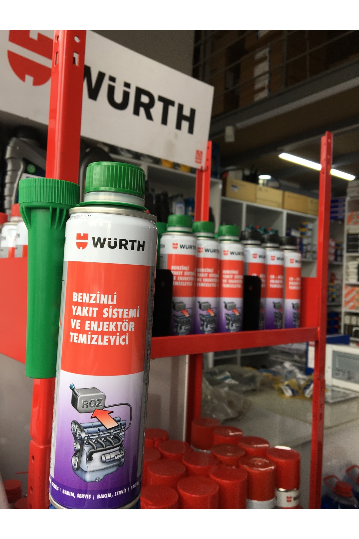WÜRT BENZİNLİ YAKIT SİSTEMİ VE ENJEKTÖR TEMİZLEYİCİ