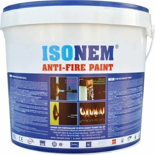 Isonem Antifire Paint Yangın Geciktiren Boya 18 kg Beyaz
