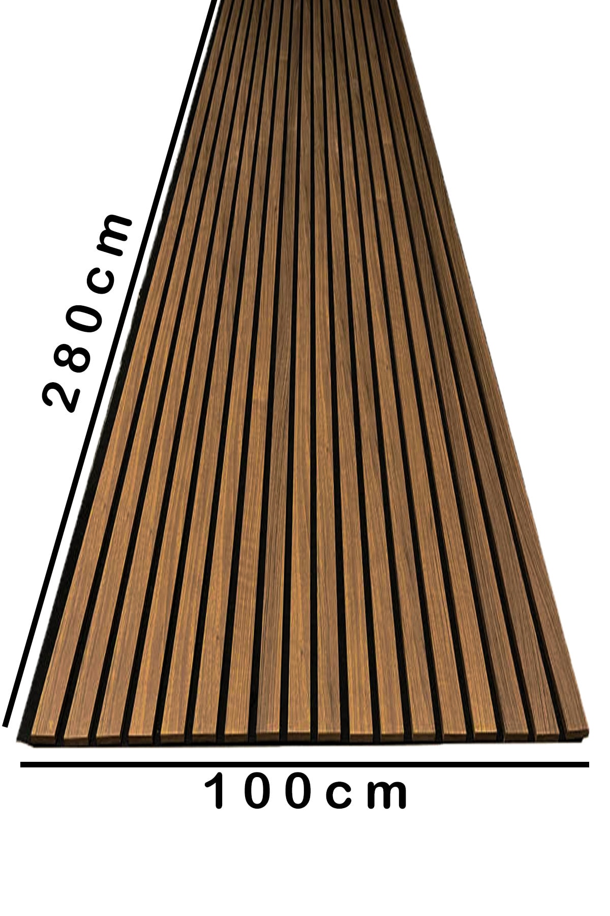 Mdf Ahşap Akustik Duvar Paneli 100x280 Cm ( Barok )