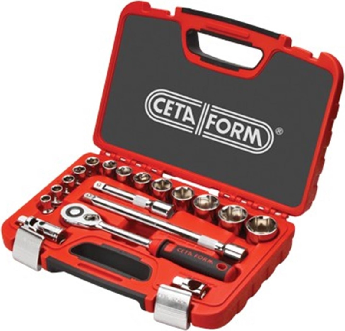 25 Parça 1/2" 6 Köşe Lokma Takımı C20-25PH2