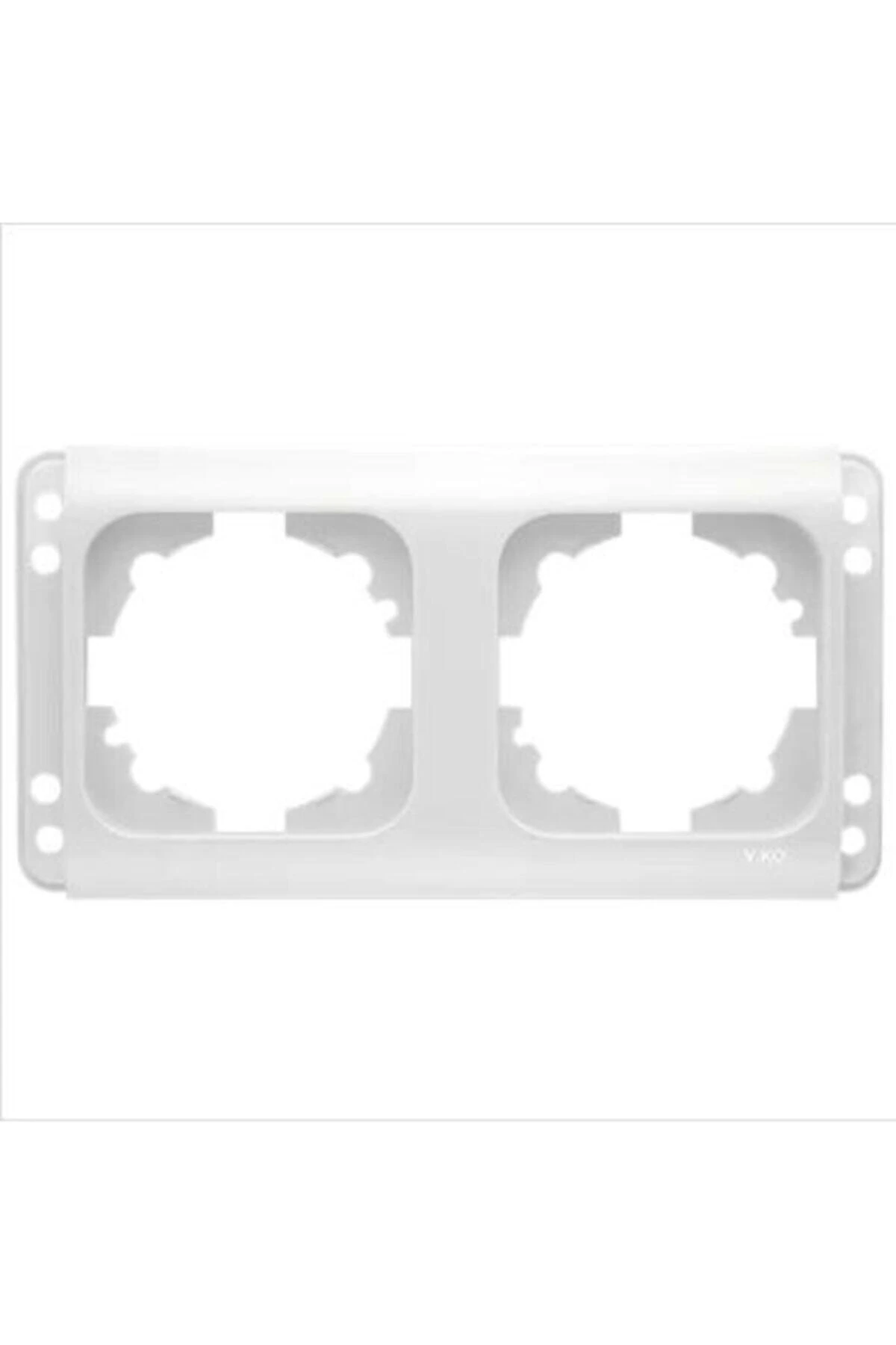 Kardelen Çerçeve Beyaz Priz 2'li