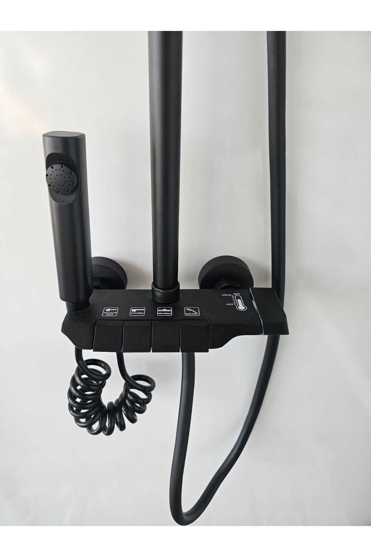 PİYANO DUŞ SETİ KENDİNDEN BATARYALI ÇOKLU FONKSYON KOLAY MONTAJ UZATMA BORUSU HEDİYELİ