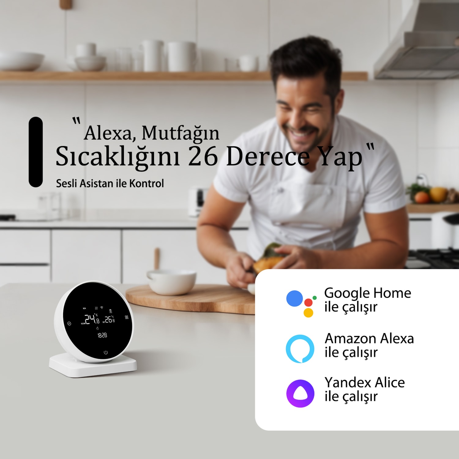 BOT-R7W-X-WIFI KABLOSUZ ODA TERMOSTATI