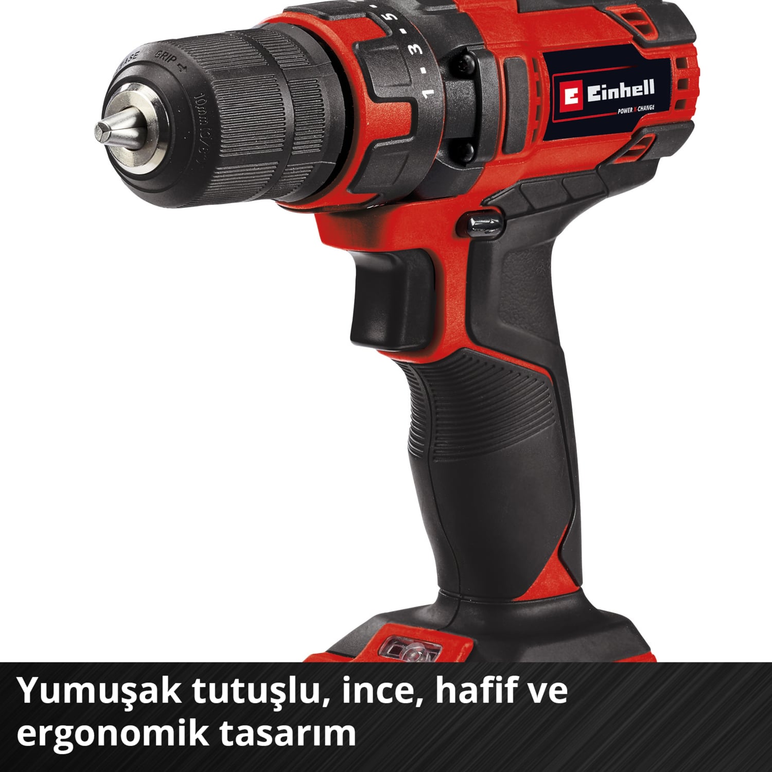 EİNHELL Akülü Vidalama TC-CD 18/35 Li-Solo Power X-Change (Li-Ion, 18 V, 550 dak.-1, 35 Nm, 10 mm mandren, akü ve şarj cihazı dahil değildir) - 4513927