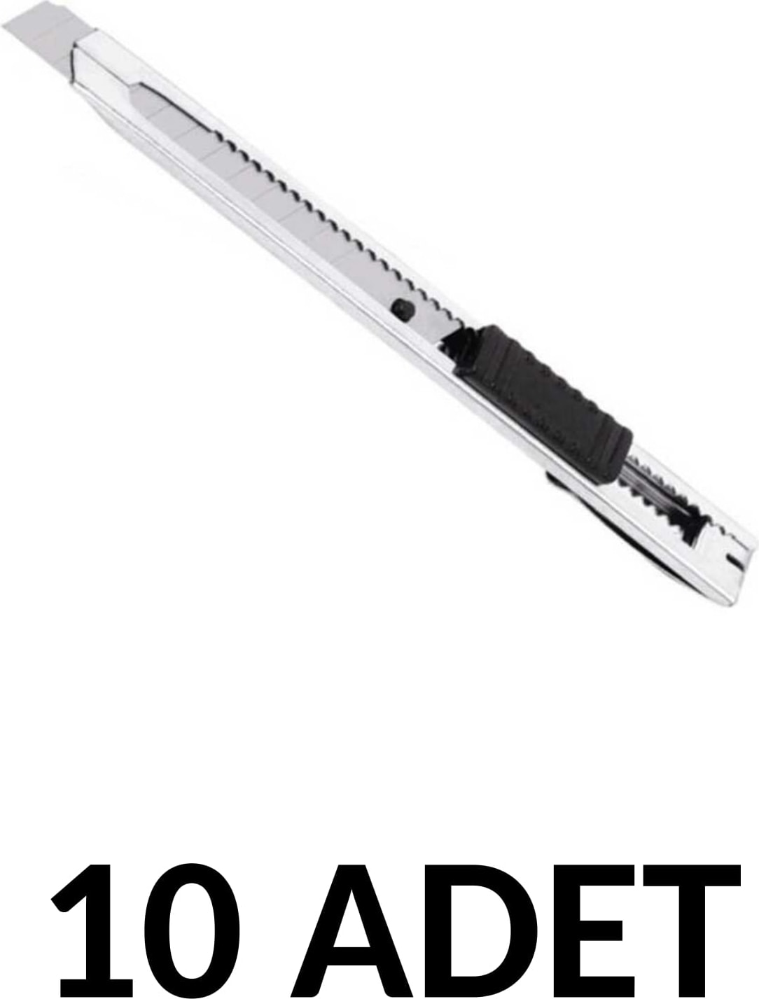 10 Adet Dar Metal Maket Bıçağı