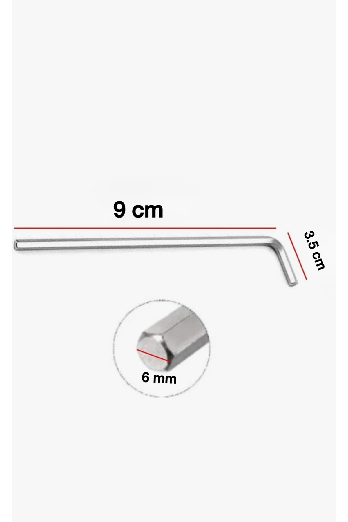 Altı Köşe Allen Anahtar 6 mm