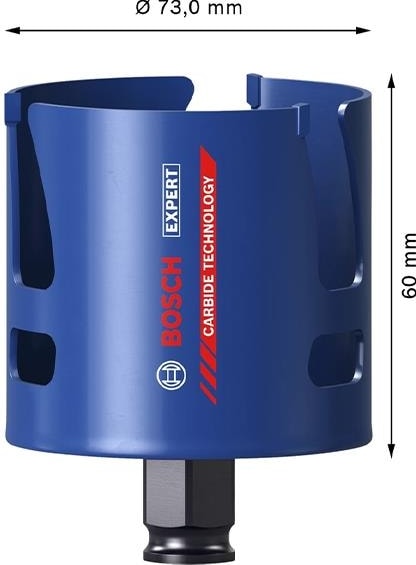 BOSCH 73 mm Yapı Malzemeleri Için Panç 2608900472
