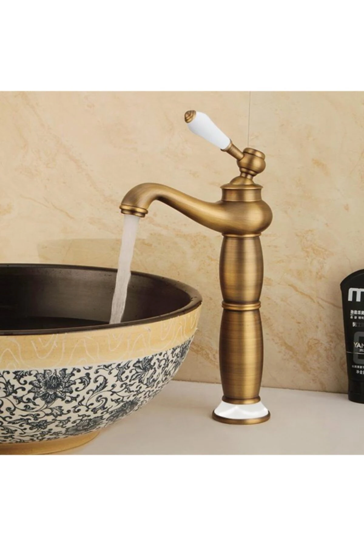 Yüksek Çanak Rustik Lavabo Bataryası Vintage Antik Ksl100-a