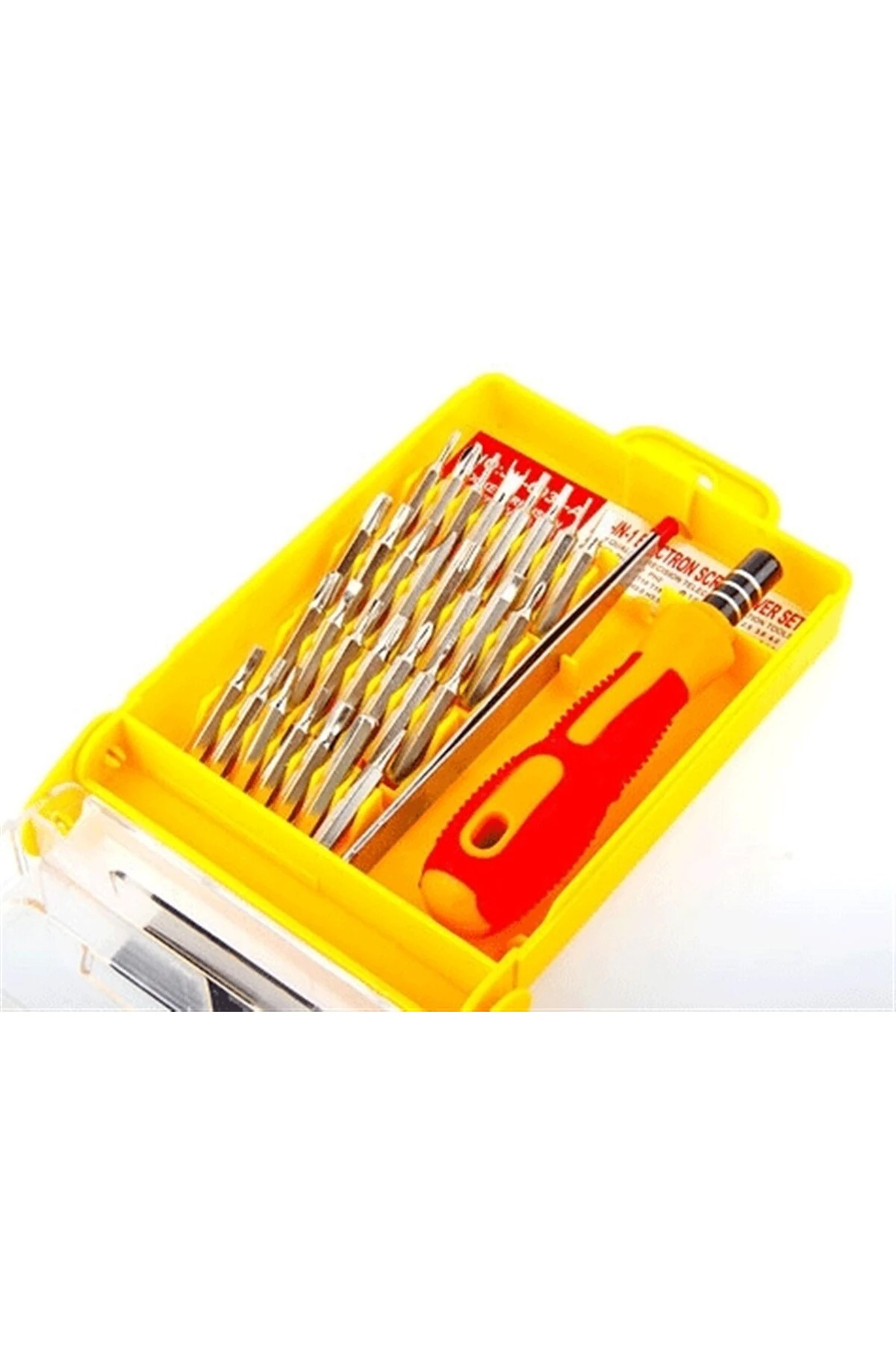 Tamirat Tadilat Ev Ofis 32 Parça Tornavida Seti 30 Adet Tornavida Başlığı Sap Cımbız