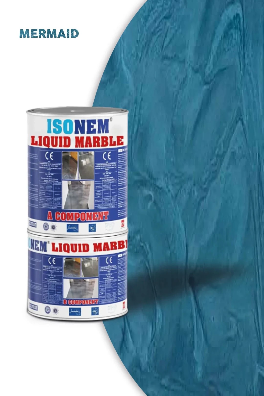 İsonem Liquid Marble Sıvı Mermer 1 kg M18 Mermaid