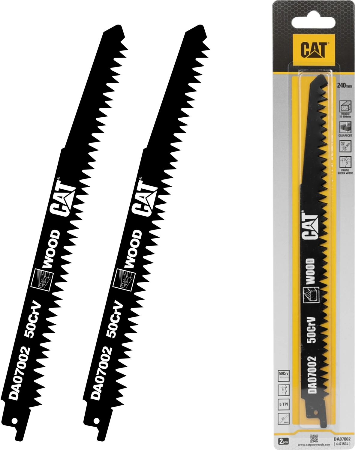 DA07002 228MM 2 Parça Profesyonel Hızlı Ahşap Kesme Tilki Kuyruğu Testere Ucu