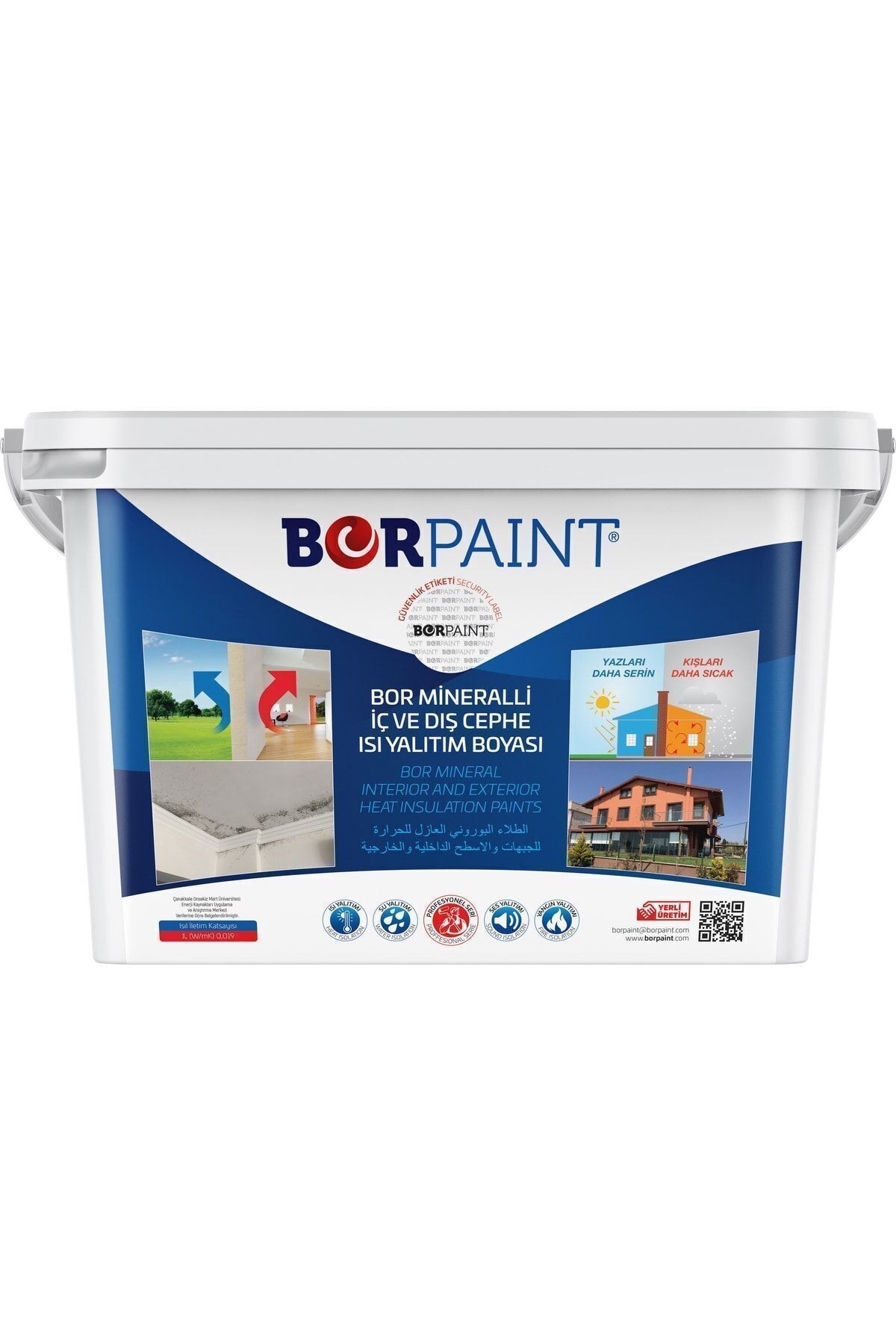 Iç-dış Cephe Bor Mineralli Isı Yalıtım Boyası 18 Kg