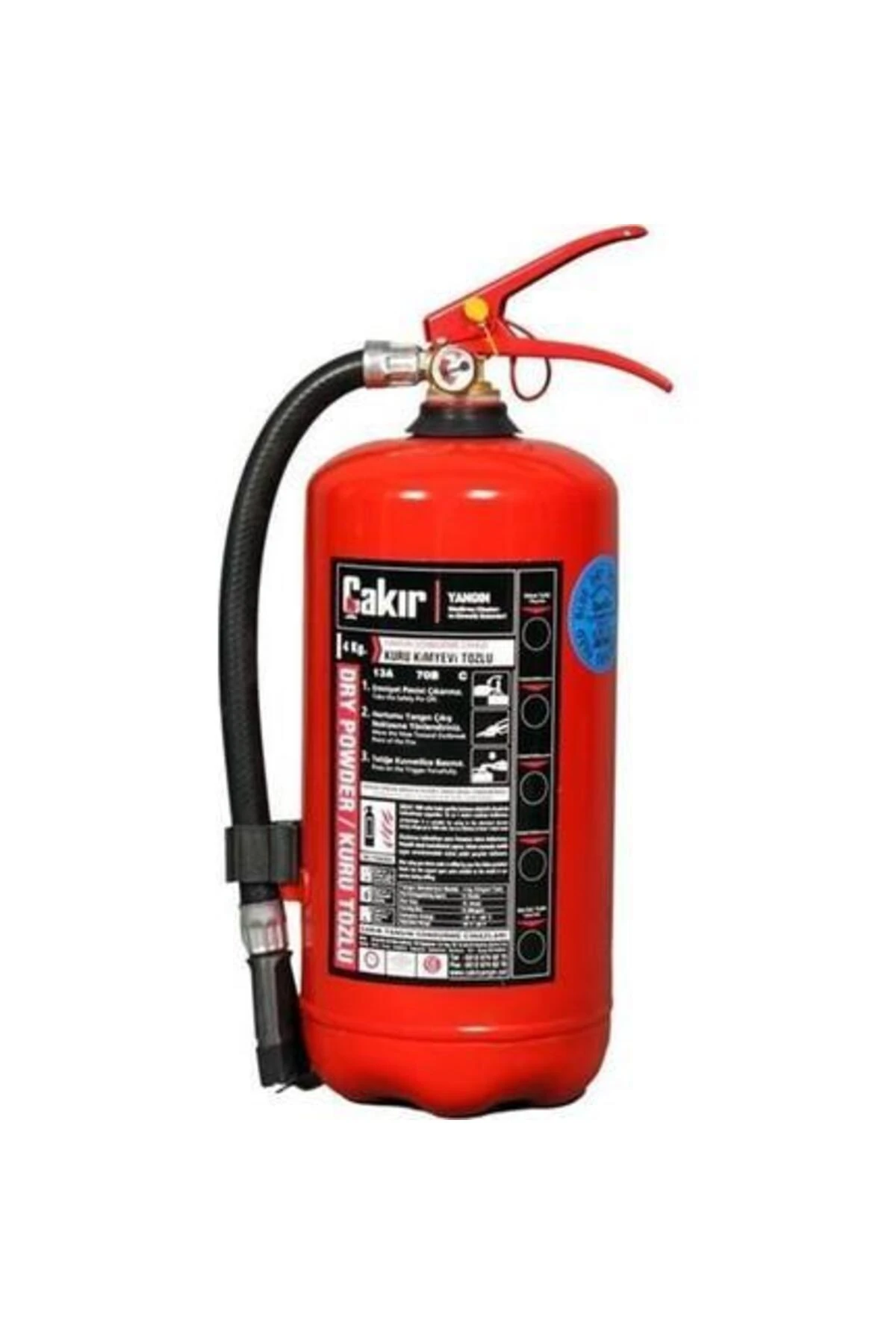 Yangın Tüpü 4 Kg ABC Tozlu