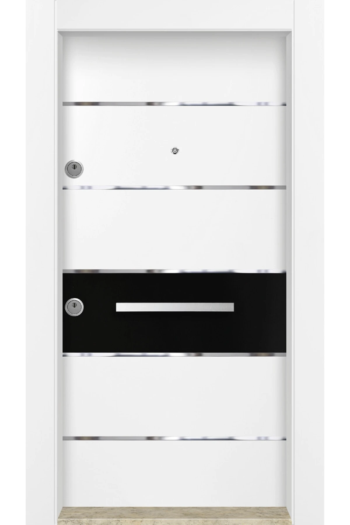 Dış Iklim Kapısı, Yağmura Güneşe Dayanıklı Çelik Kapı, Mn-6029 Sağ