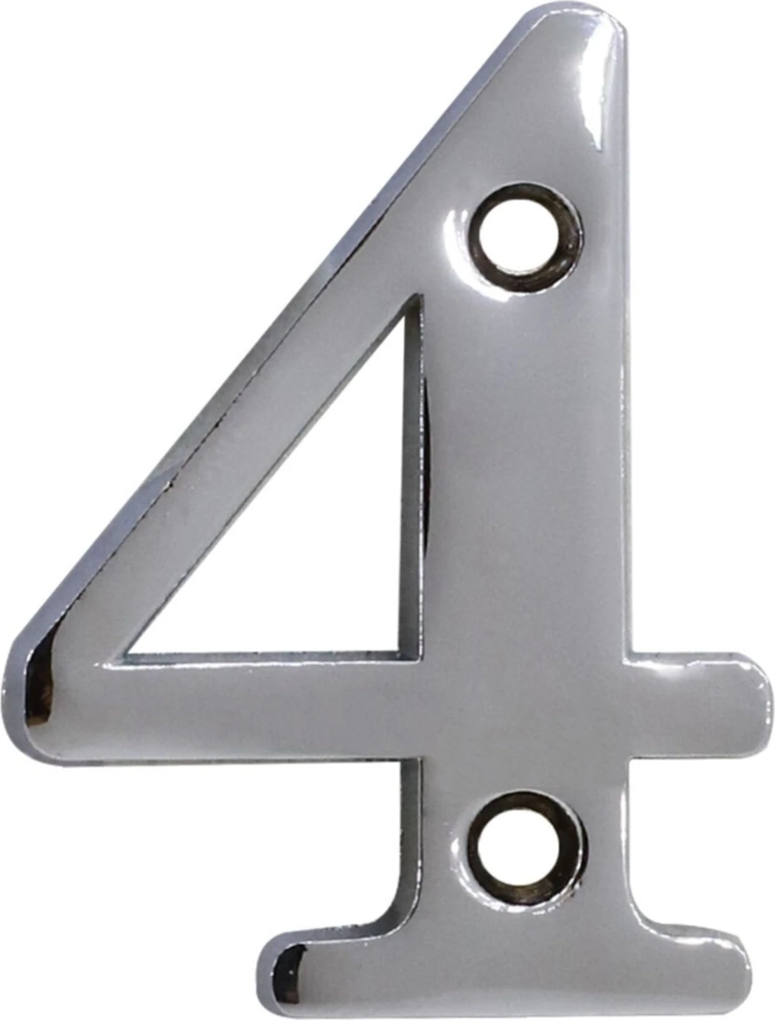 Parlak Krom Çelik Kapı Numarası, 5 Cm, Şık ve Dayanıklı Tasarım