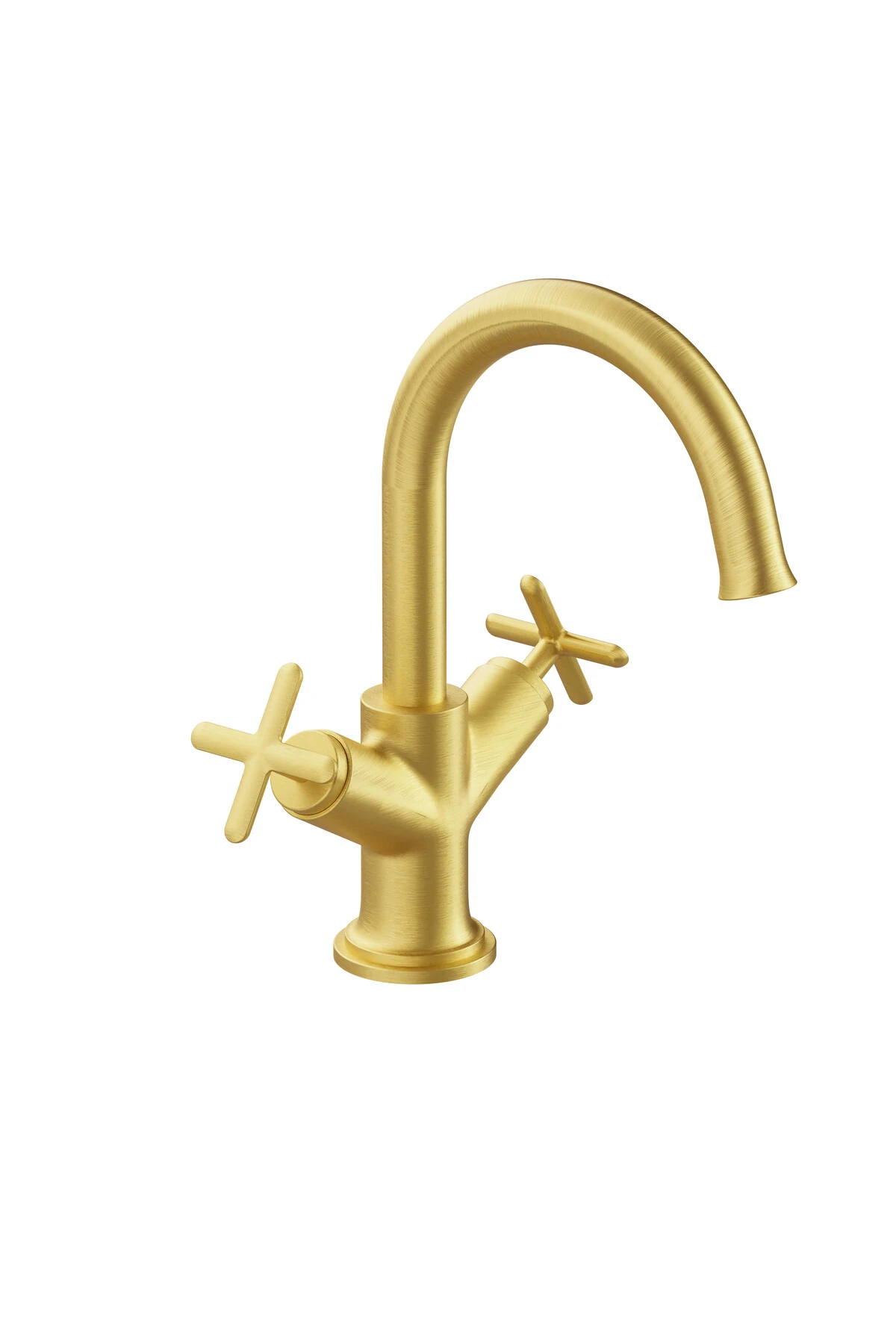 Origin Classic A4288425 Lavabo Bataryası, Çift Kumandalı, Fırçal Altın