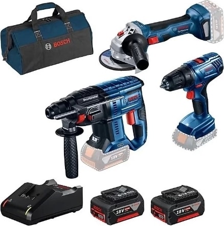 Gbh 180-LI + Gsr 180-LI + Gws 180-LI 3'lü Set