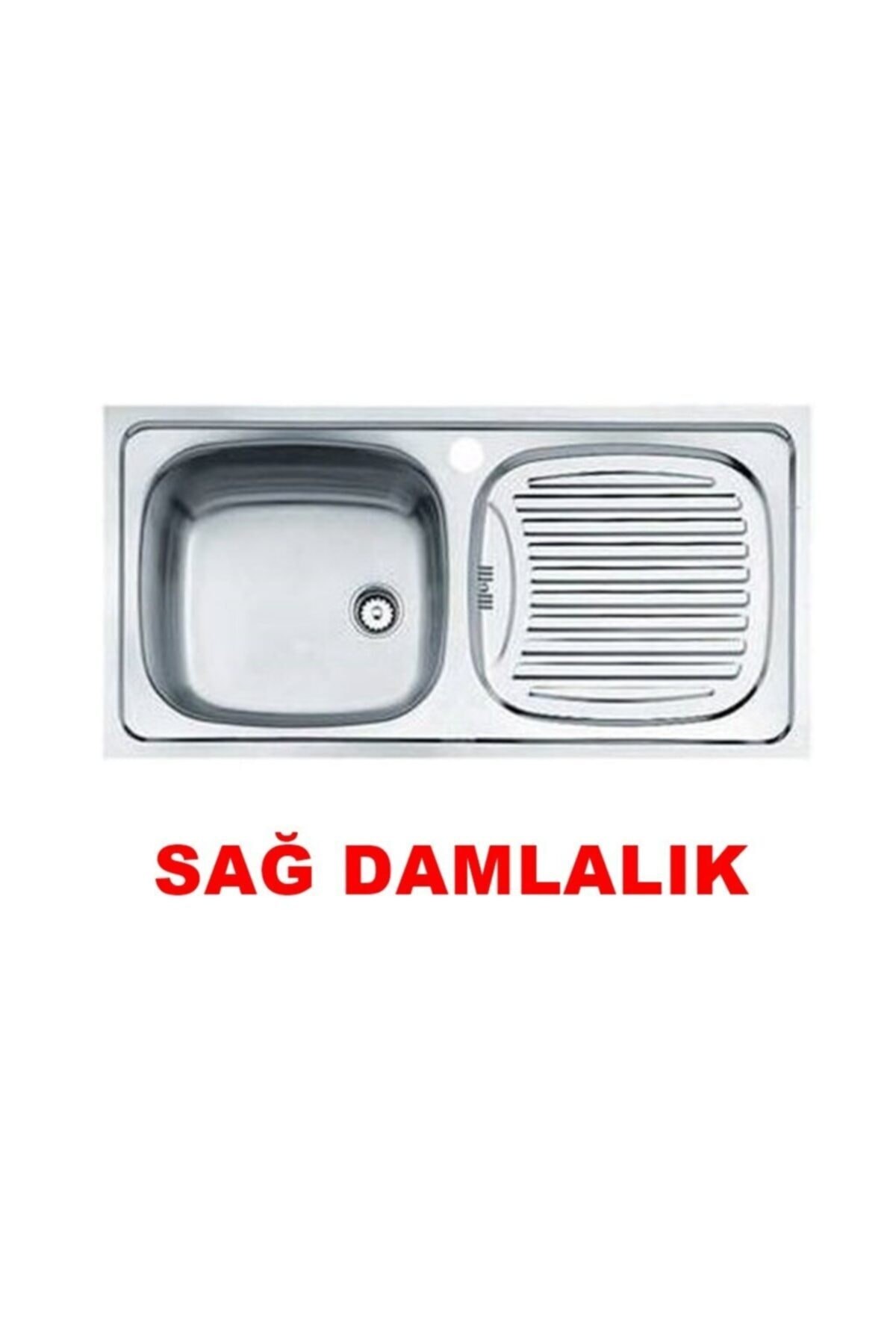 Ebm 45 Mikro Keten Sağ Damlalıklı Mutfak Evyesi