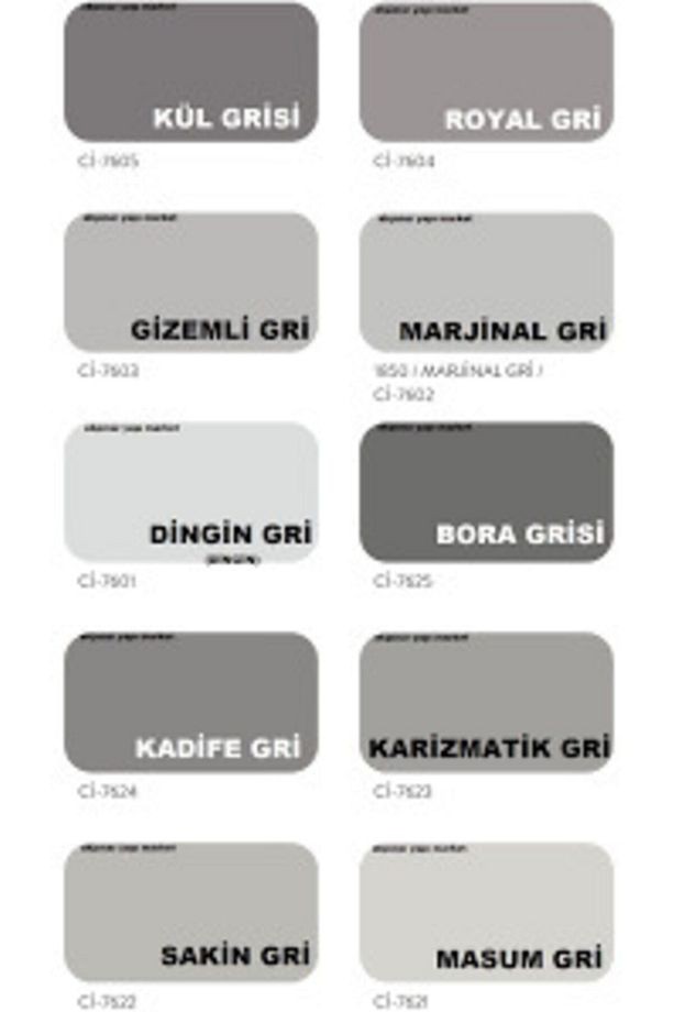 Popüler Plastik Iç Cephe Boyası 20 Kg Gizemli Gri Ci-7603