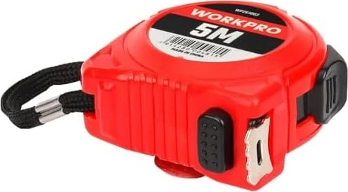 WP261003 5MX19MM Beyaz Çelik Şerit Metre