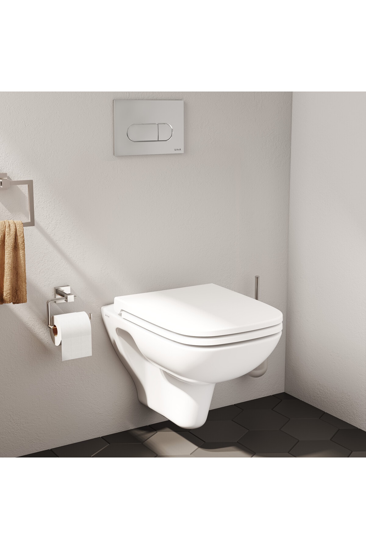 Root Round 740-2280 Kumanda Paneli, Parlak Krom